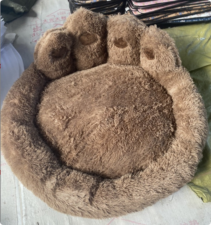 Fluffy Dog Bed Winter Warm Large Pet Products Small Sofa Baskets Pets Kennel Mat Puppy Cats Supplies Basket Blanket Accessories Pets Supplies